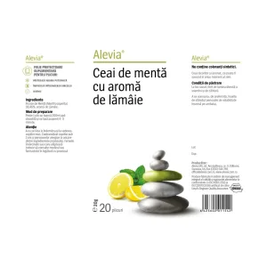 Ceai de mentă cu aromă de lămâie - Alevia