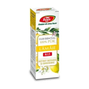 Lămâie, R15, ulei esențial 100% pur, definit botanic și biochimic - Fares