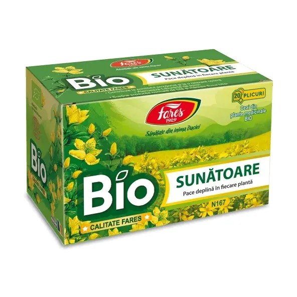 Ceai de sunătoare bio, N167 - Fares