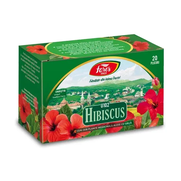 Hibiscus, U102, ceai la plic - Fares