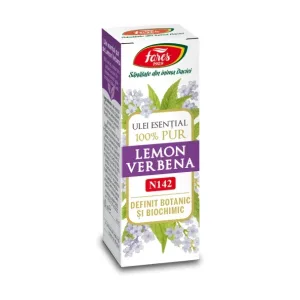 Lemon Verbena, N142, ulei esențial 100% pur, definit botanic și biochimic - Fares