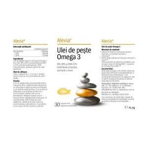 Ulei de pește Omega 3 - Alevia