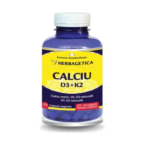 Calciu +D3 cu Vit K2 - Herbagetica