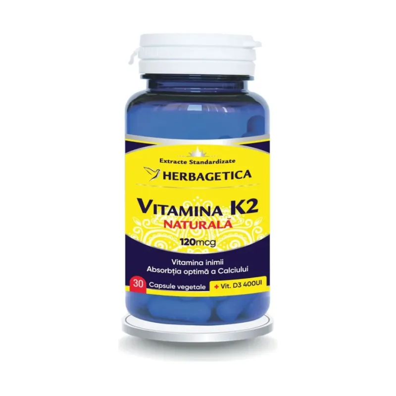Vitamina K2 MK7 Naturala - Herbagetica