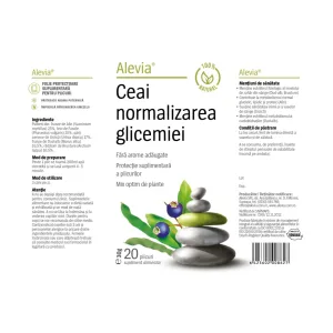 Ceai normalizarea glicemiei - Alevia
