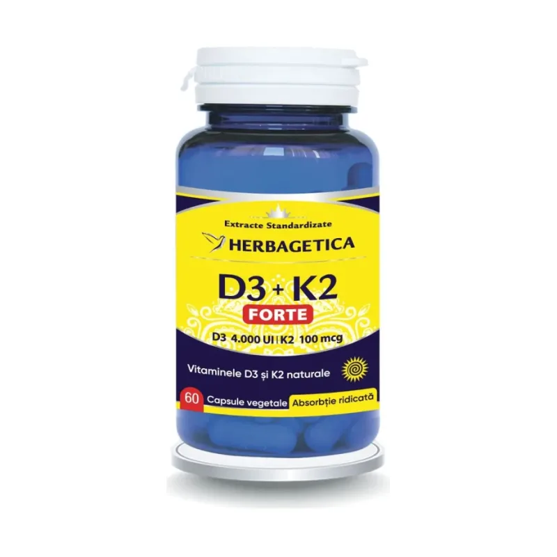 D3+K2 Forte - Herbagetica