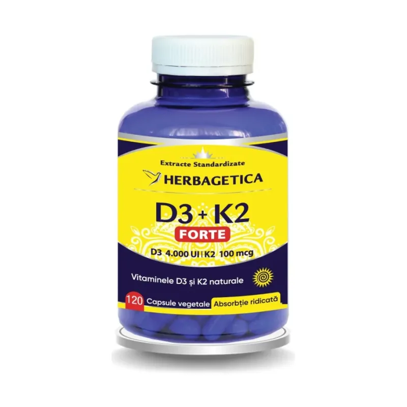 D3+K2 Forte - Herbagetica