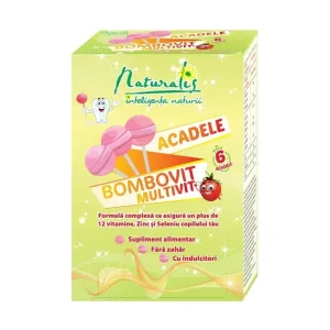 Acadea Bombovit Multivit, 6 acadele - Naturalis