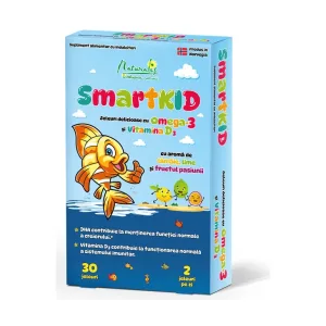 SmartKid – Jeleuri cu Omega-3 si Vitamina D fructul pasiunii - Naturalis