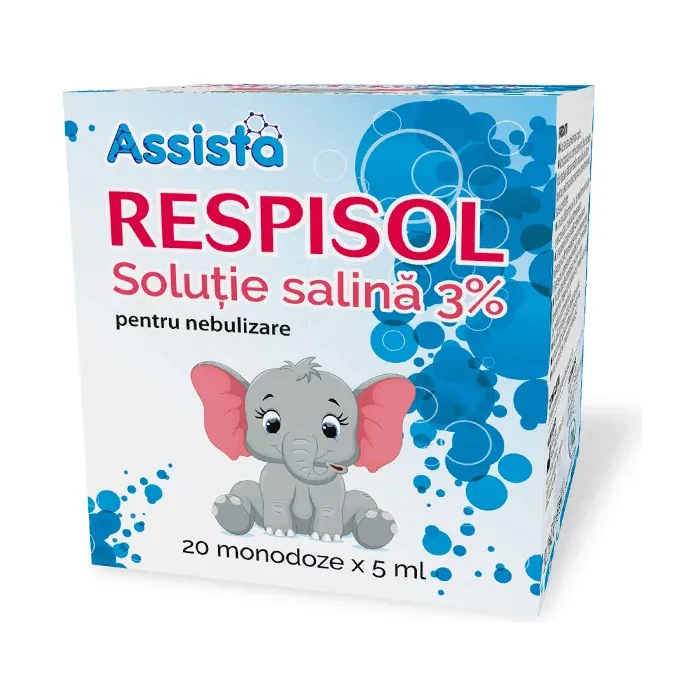 Respisol Solutie salina 3% 20 unidoze - Assista