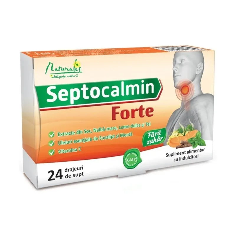 Septocalmin Forte, 24 drajeuri - Naturalis