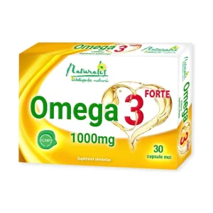 Omega 3 forte 1000mg x gelatinoase - Naturalis