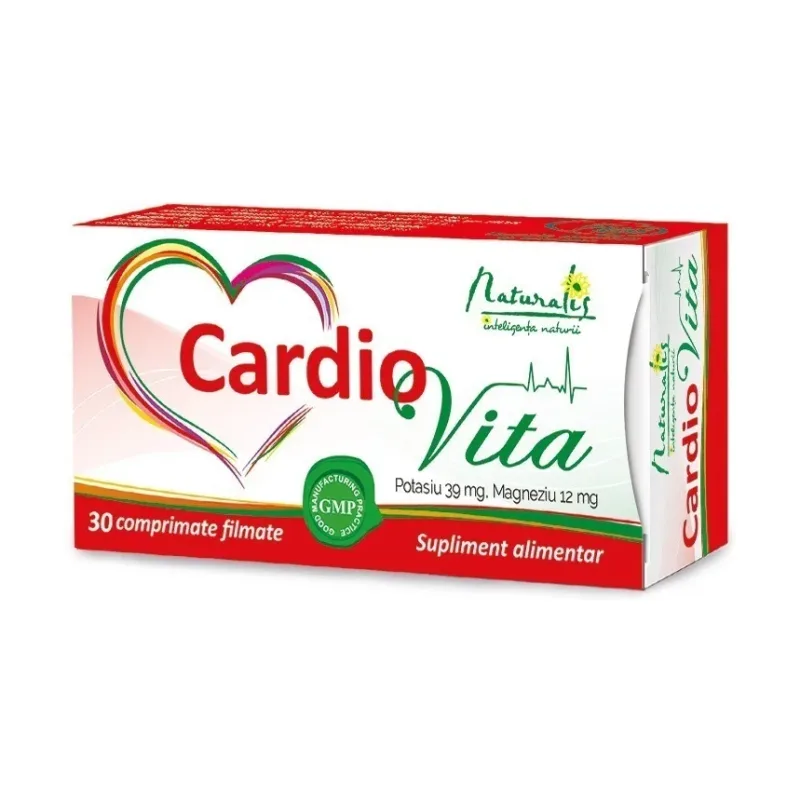 CardioVita 39 potasiu x filmate - Naturalis