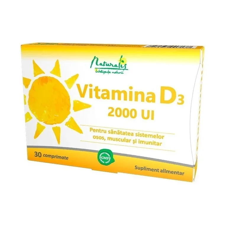 Vitamina D3 2000 UI - Naturalis