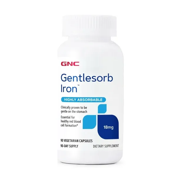 Gentlesorb Iron™ 18 mg, Fier cu Absorbtie Usoara 18 mg - GNC