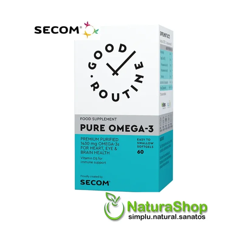 Pure Omega 3, gelatinoase moi - Good Routine