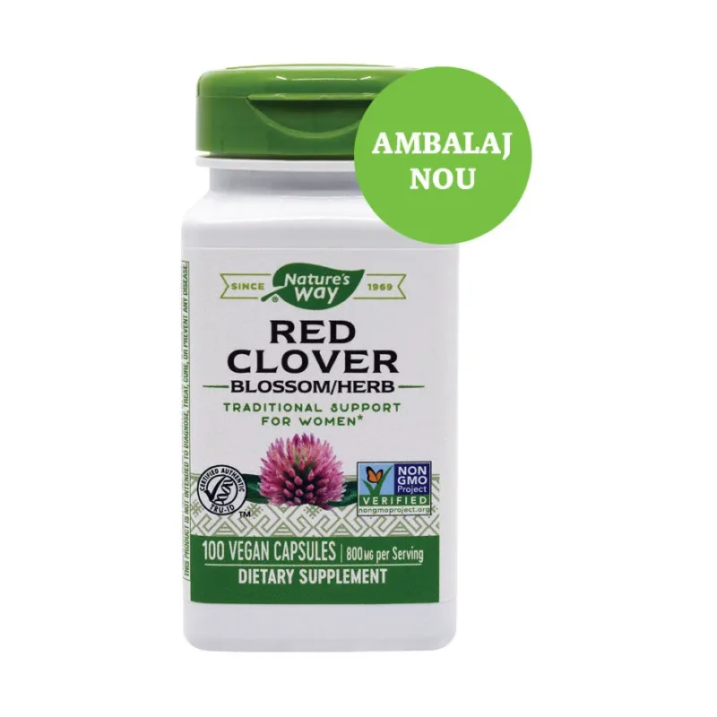 Red Clover (Trifoi rosu) – 400mg - Nature's Way