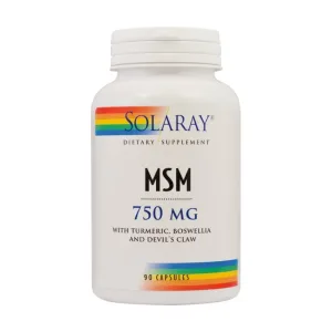 MSM (Metilsulfonilmetan) 750 mg - Solaray