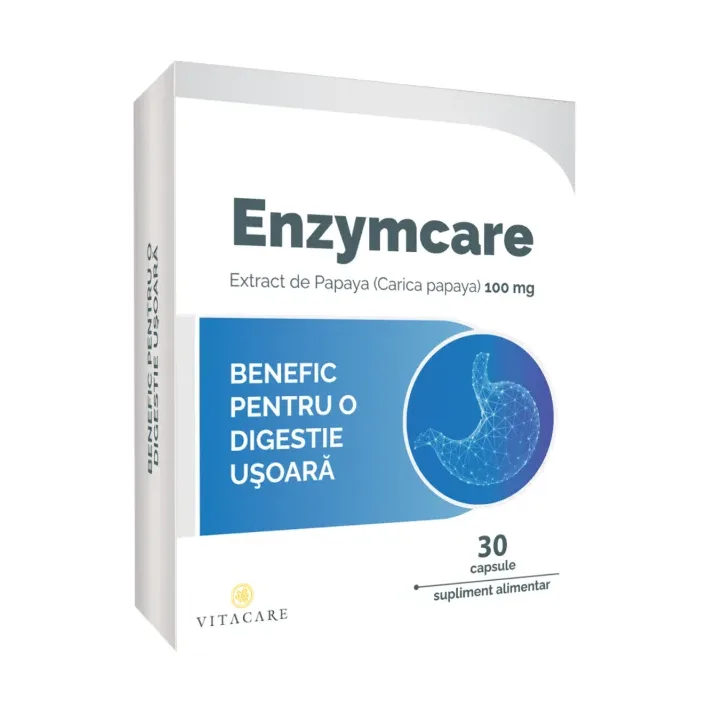 Enzymcare – supliment cu papaină pentru digestie - Vitacare