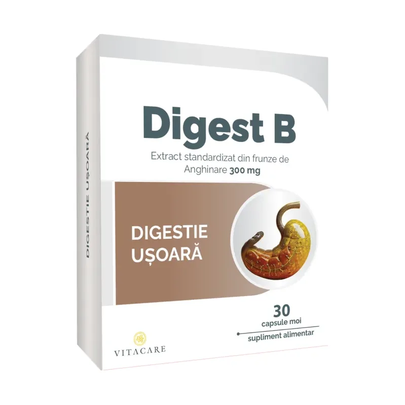 Digest B – supliment cu anghinare pentru reglarea digestiei - Vitacare