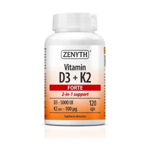 Vitamina D3 5000 UI + K2 Forte - Zenyth