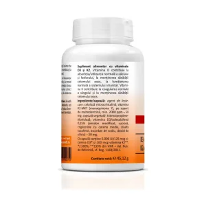 Vitamina D3 5000 UI + K2 Forte - Zenyth