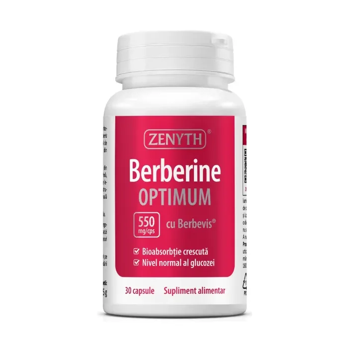 Berberina Optimum cu Berbevis® extract 550 mg - Zenyth