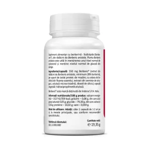 Berberina Optimum cu Berbevis® extract 550 mg - Zenyth