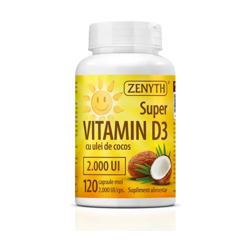 Super Vitamina D3 2000 UI - Zenyth