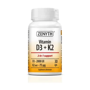 Vitamina D3 2000 UI + K2 - Zenyth