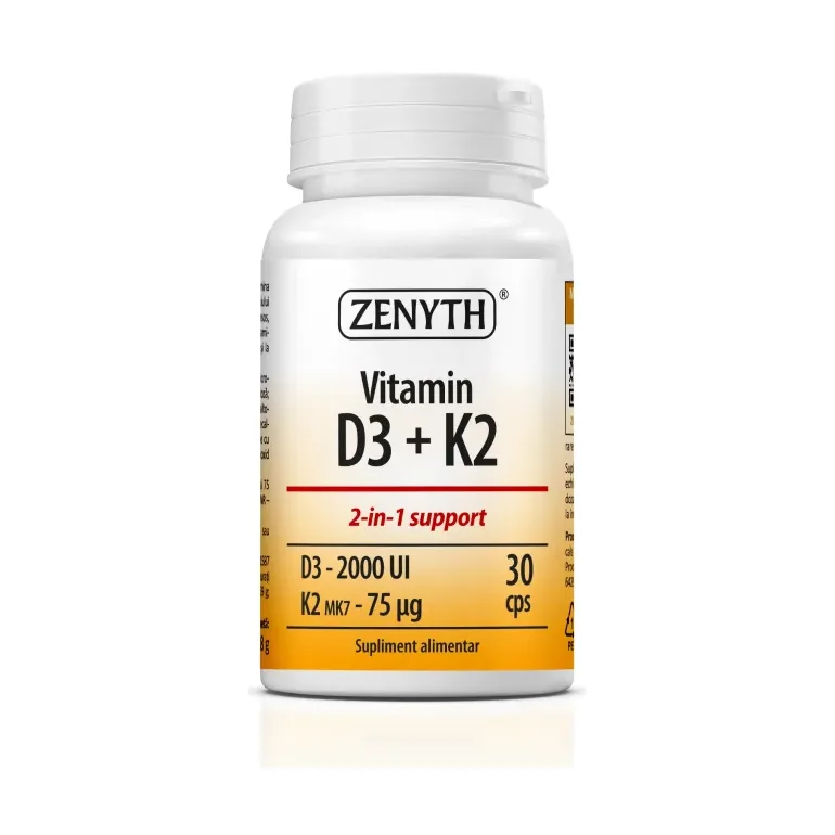 Vitamina D3 2000 UI + K2 - Zenyth