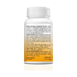 Vitamina D3 2000 UI + K2 - Zenyth