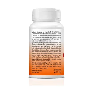 Vitamina D3 5000 UI + K2 Forte - Zenyth