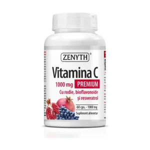 Vitamina C 1000 mg cu rodie - Zenyth