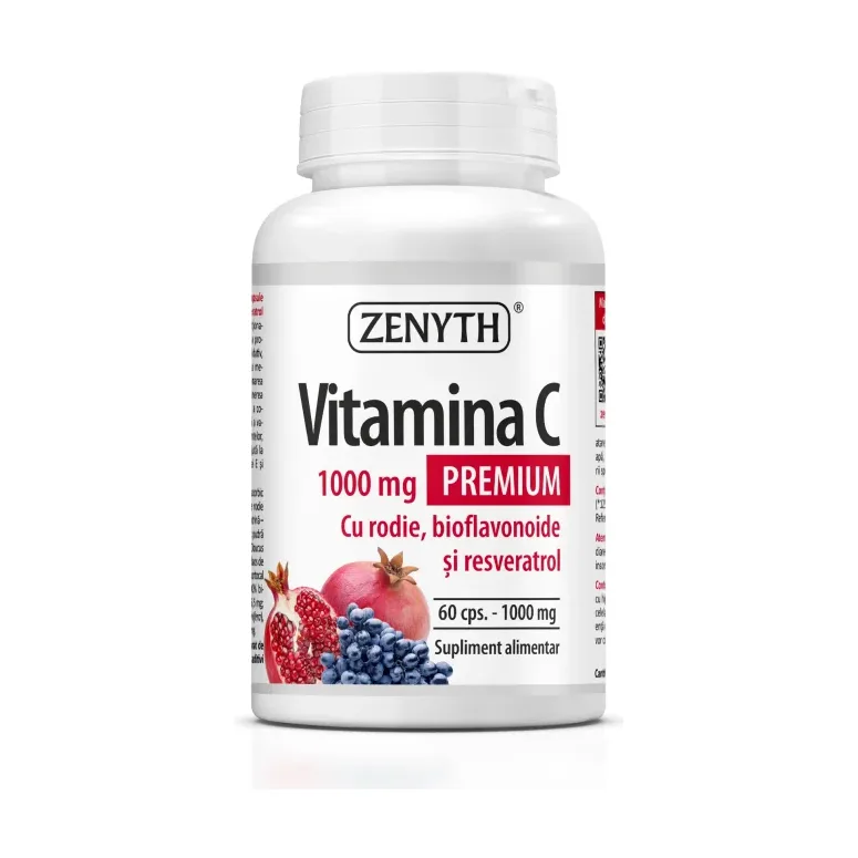 Vitamina C 1000 mg cu rodie - Zenyth