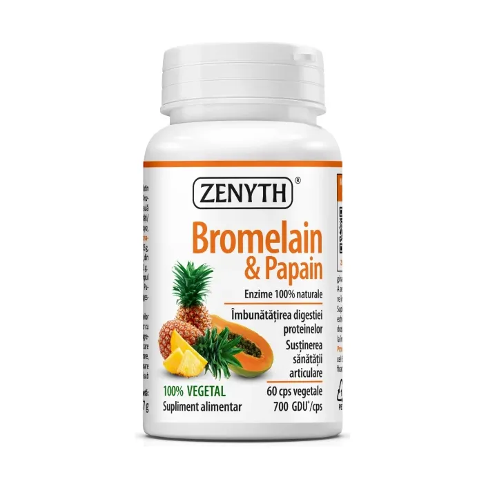 Bromelaină si Papaină - Zenyth