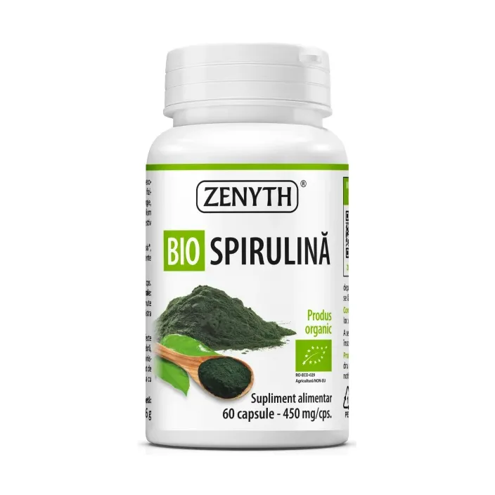 Spirulină BIO 450 mg - Zenyth