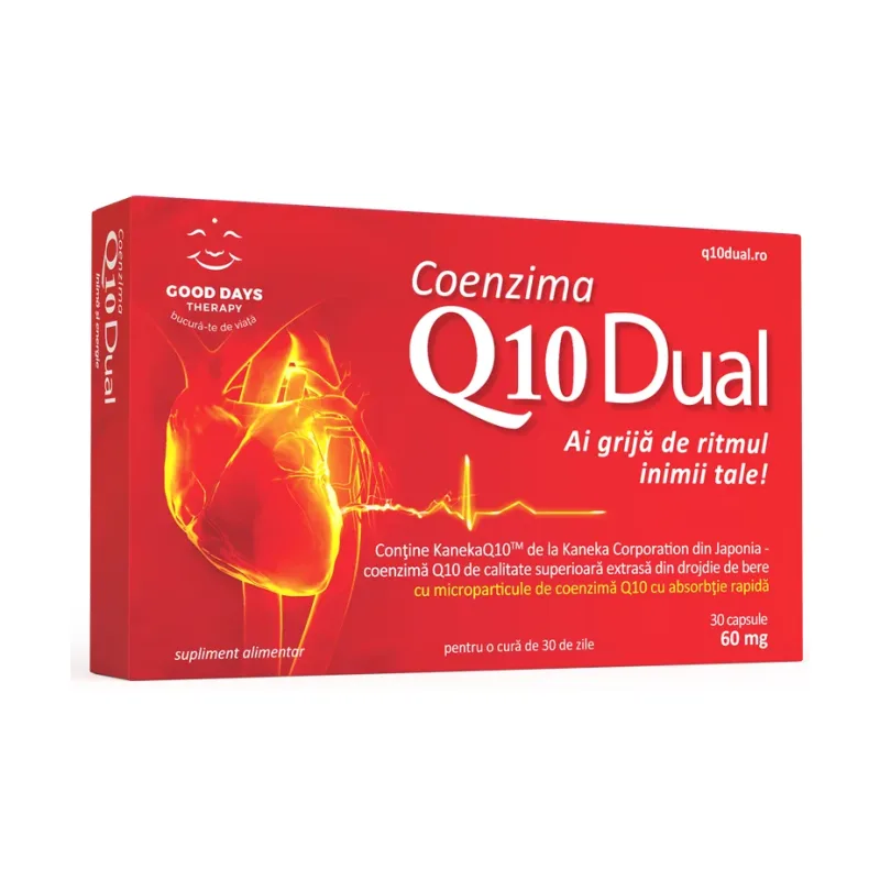 Coenzima Q10 Dual 60 mg - GOOD DAYS THERAPY