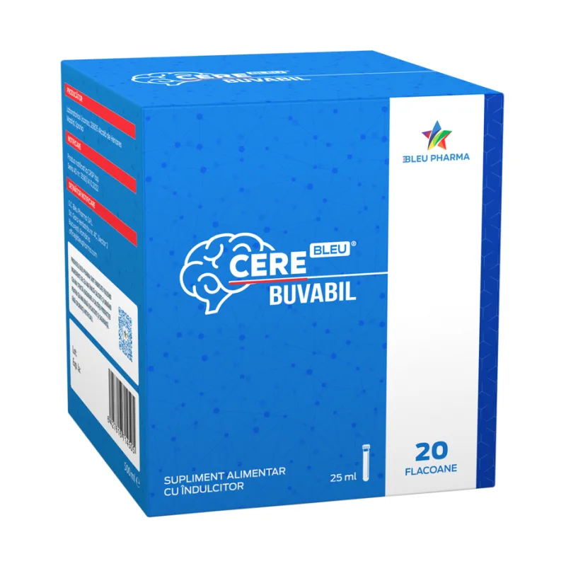 Cerebleu buvabil 20 flacoane solutie - Bleu Pharma