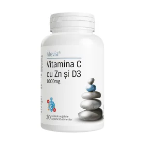Vitamina C cu Zn și D3 1000mg - Alevia