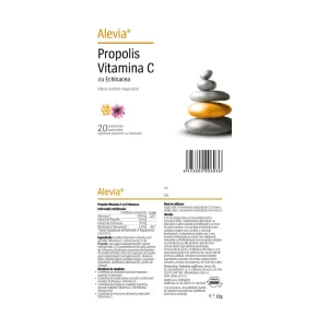 Propolis Vitamina C cu Echinacea Blister masticabile - Alevia