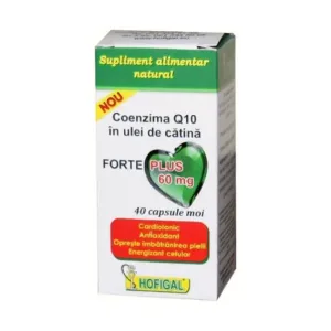 Coenzima Q10 in ulei de catina Forte Plus 60 mg - Hofigal