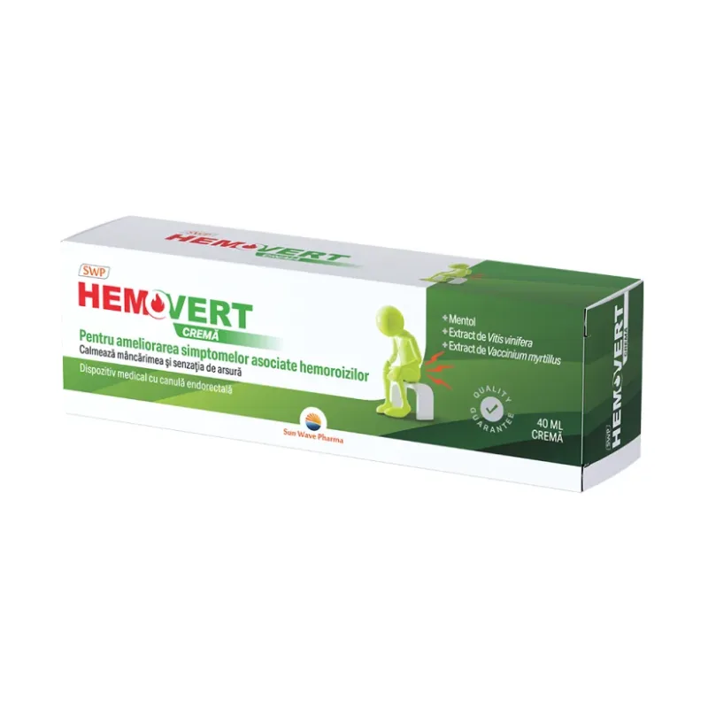 Hemovert crema - Sun Wave Pharma