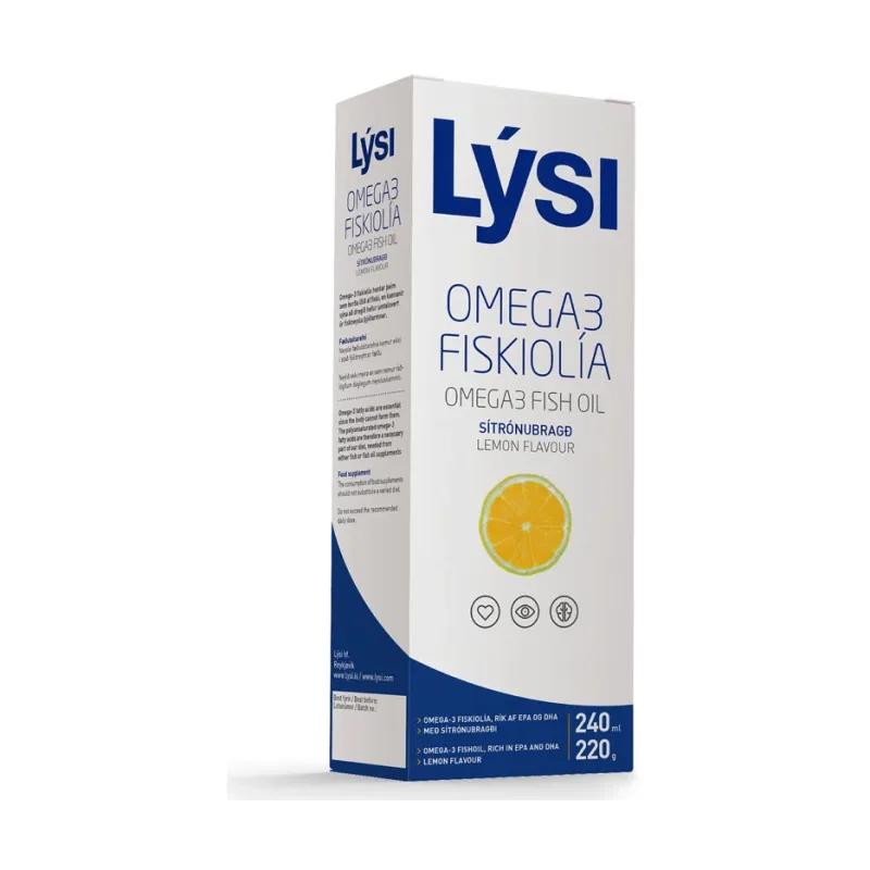 Omega-3 cu aroma de lamaie - Lysi