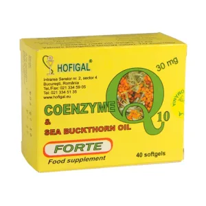 Coenzima Q10 Forte cu ulei de catina 30 mg - Hofigal