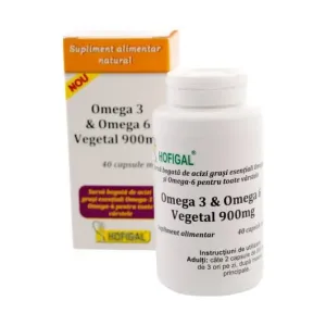 Omega 3 & Omega 6 vegetal 900 mg - Hofigal