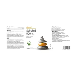 Spirulină 500mg - Alevia