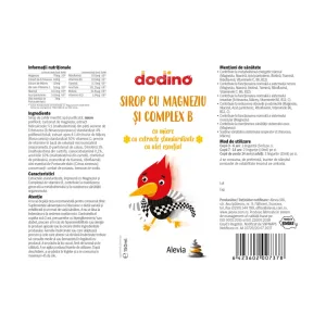 Dodino Sirop cu Magneziu și Complex B - Alevia