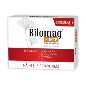 Bilomag Forte Circulatie + 30 capsule - Zdrovit