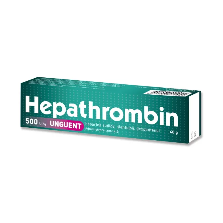 Hepathrombin crema 500 UI / g - Hemofarm